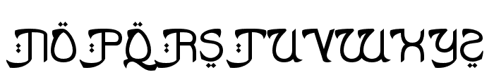 Kolillah-Regular Font UPPERCASE