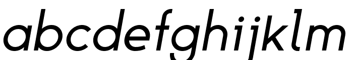Kolka Regular Italic Font LOWERCASE