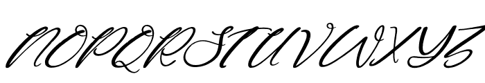Kollinuky Skelicia Italic Font UPPERCASE