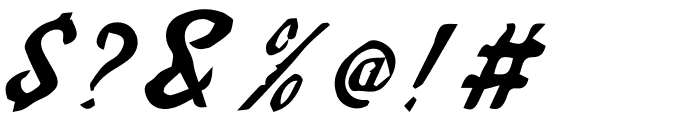 Komaiza Handwrit Font OTHER CHARS