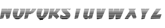 Komigo Line Italic Font UPPERCASE