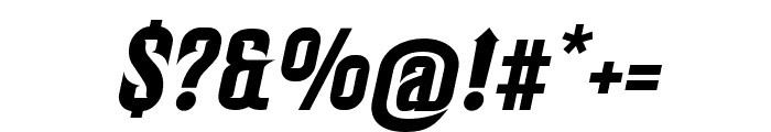 KomodoDragon-Italic Font OTHER CHARS