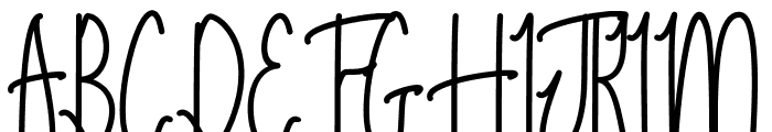 Komonesia Signature Font UPPERCASE