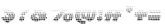 Komyca dot Italic Font OTHER CHARS