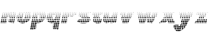 Komyca dot Italic Font LOWERCASE