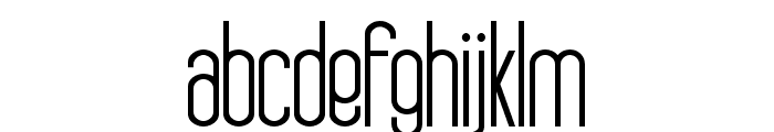 Kondenton Light Font LOWERCASE