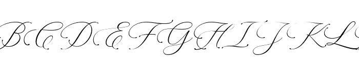 Konesta Calligraphy Font Reg Font UPPERCASE