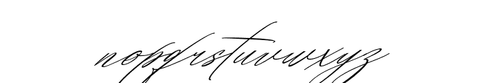 KonestacalligraphyfontItalic- Font LOWERCASE
