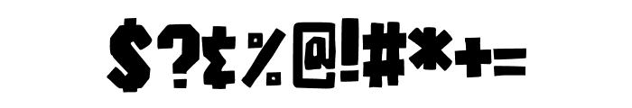 Kong Tycoon Font OTHER CHARS