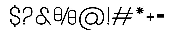 Kontesa Typeface ExtraLight Font OTHER CHARS
