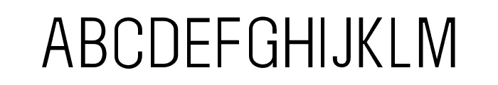 Kontesa Typeface ExtraLight Font UPPERCASE