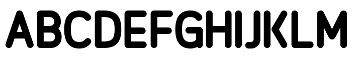 Kontrustive Rounded Black Font UPPERCASE