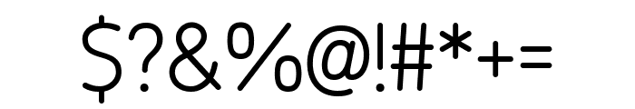 Kontrustive Rounded Light Font OTHER CHARS