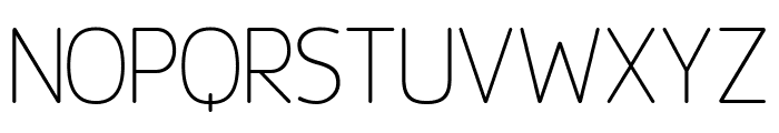 Kontrustive Rounded Thin Font LOWERCASE