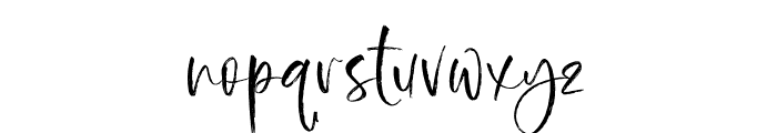 Koodrestta Font LOWERCASE