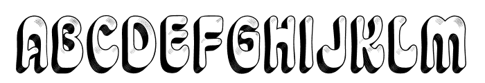 Koooky-Shadow Font LOWERCASE