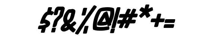 Kopi Arabica Bold Italic Font OTHER CHARS
