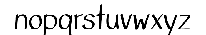 Koragate Regular Font LOWERCASE