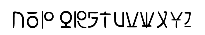 Korean-Jeju Font UPPERCASE