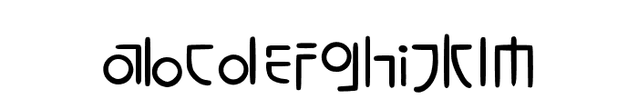 Korean-Jeju Font LOWERCASE