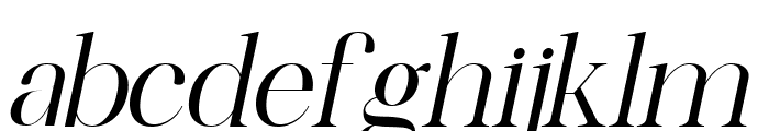 Korner Display Italic Italic Font LOWERCASE