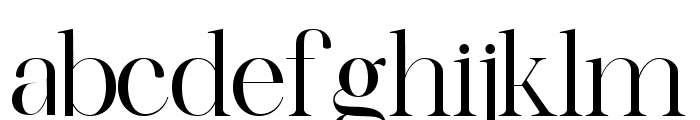 Korner Display Regular Font LOWERCASE