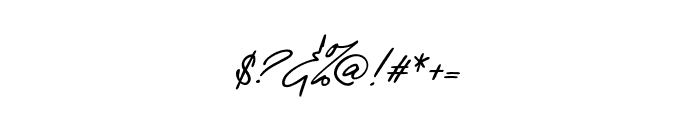 Kosakatta-Signature Font OTHER CHARS