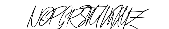 Kosakatta-Signature Font UPPERCASE