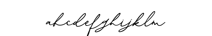 Kosakatta-Signature Font LOWERCASE