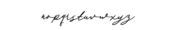 Kosakatta-Signature Font LOWERCASE