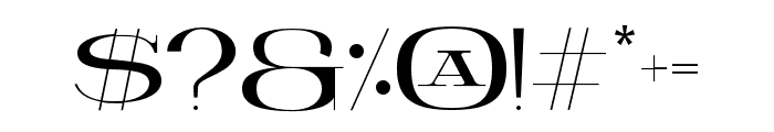 Kosmonite Regular Font OTHER CHARS