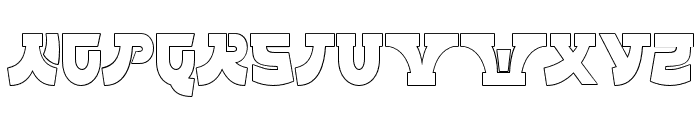 Kotaru Outline Font UPPERCASE