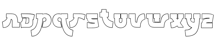Kotaru Outline Font LOWERCASE