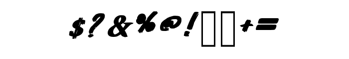 Kotobadua-GiantItalic Font OTHER CHARS