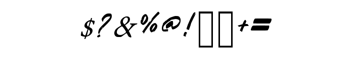 Kotobadua-Italic Font OTHER CHARS