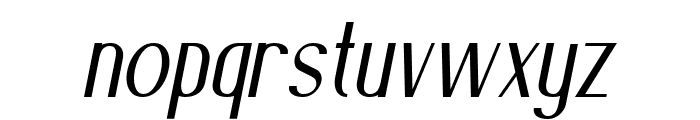 Kotta Oblique Font LOWERCASE