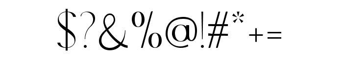 Kotta Thin Font OTHER CHARS