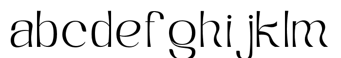 Koumon-Regular Font LOWERCASE