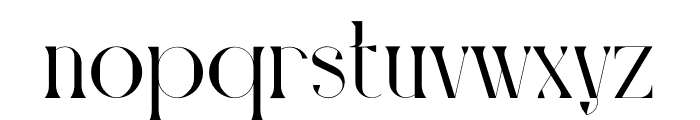 Kousis Font LOWERCASE