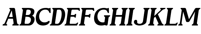 Kovanov Bold Italic Font UPPERCASE