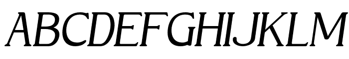 Kovanov-Italic Font UPPERCASE