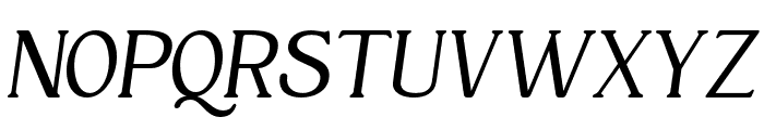 Kovanov-Italic Font UPPERCASE