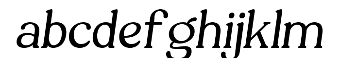 Kovanov-Italic Font LOWERCASE