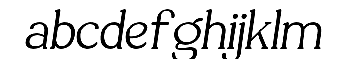 Kovanov Light Italic Font LOWERCASE