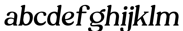 Kovanov Medium Italic Font LOWERCASE