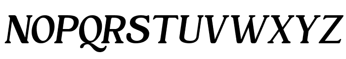 Kovanov Semi Bold Italic Font UPPERCASE
