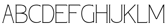 Kovanov-Thin Font UPPERCASE