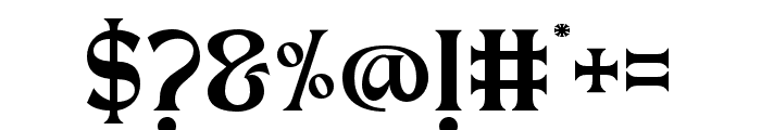 KovegirBoyas-Regular Font OTHER CHARS