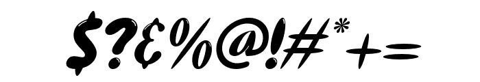 Kowane Oblique Font OTHER CHARS