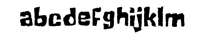 KrabbyPetty Regular Font LOWERCASE